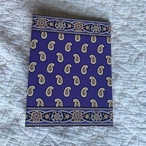 Vera Bradley Purple Paisley Binder